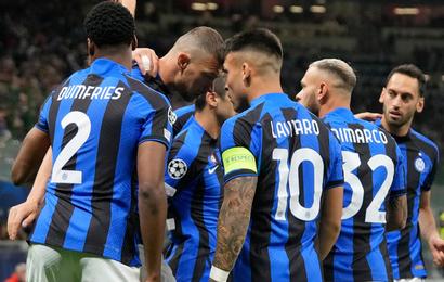 Inter Milan took charge of their Champions League semi-final against AC Milan
