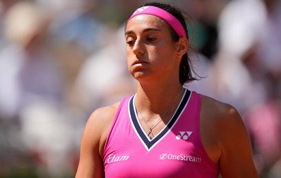 Caroline Garcia crashed out in the second round