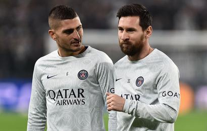 Marco Verratti et Lionel Messi - PSG