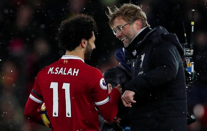 محمد صلاح يفوز بجائزة رابطة اللاعبين المحترفين للمرة الرابعة