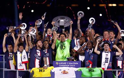 El PSG celebra la conquista de la Ligue 1