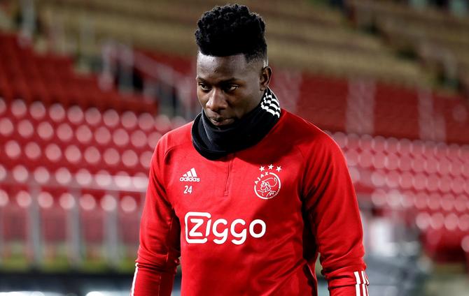 Ajax goalkeeper Onana given 12-month doping ban