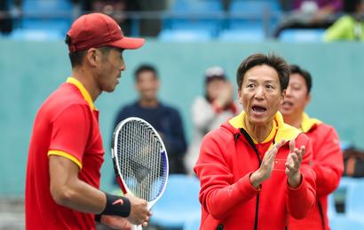 China Davis Cup team - cropped