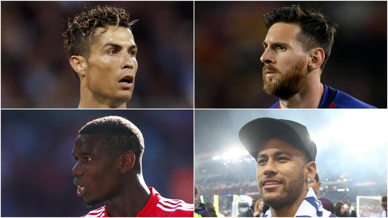 Ronaldo, Messi & Mbappe in but Neymar & Pogba omitted from Best FIFA Men's  Player award