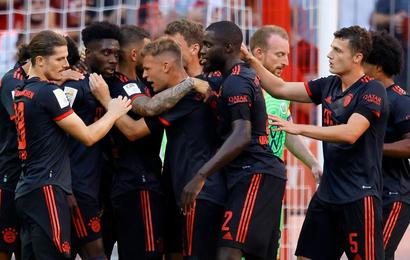 Jugadores del Bayern Múnich celebran un gol