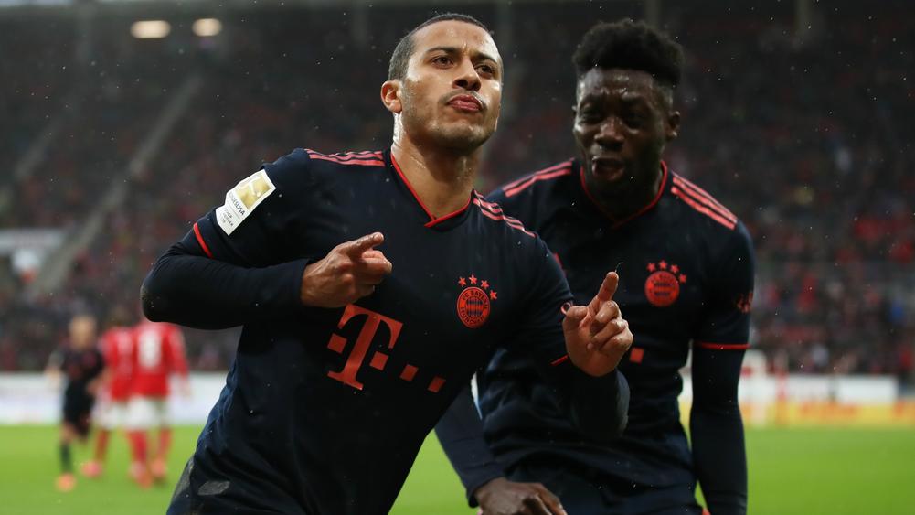 Lewandowski Muller And Thiago Helps In Form Bayern Beat Mainz