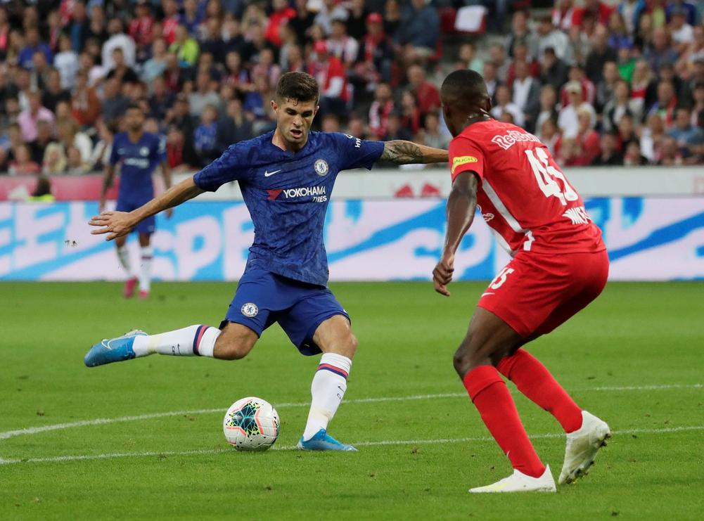 Pulisic Scores First Chelsea Goal