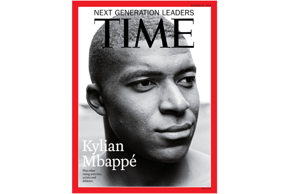 Time Magazine met Mbappé à l'honneur