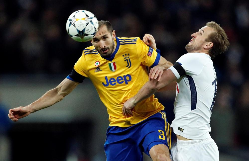 Chiellini: Juventus Knew Tottenham Would Give Up Chances