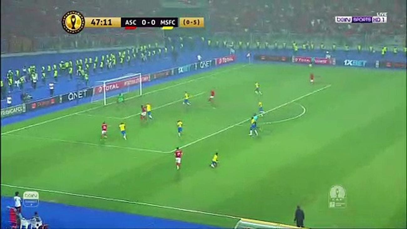 مباراة الاهلي وصن داونز هدف صحيح ملغى للفريق المصري