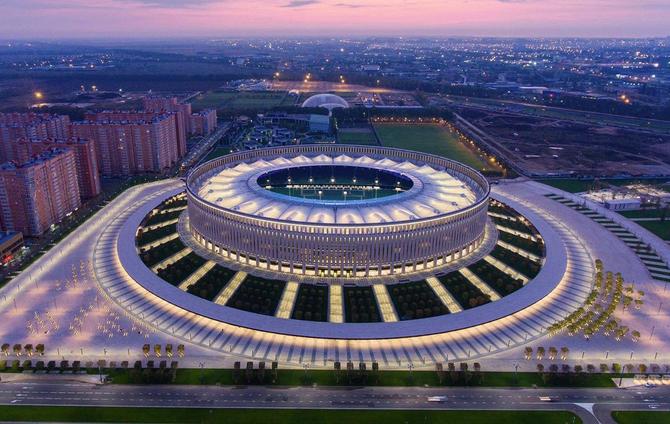 Modern day colosseum unveiled in Krasnodar