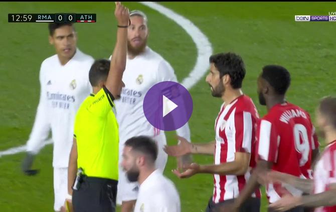 Raul Garcia Sent Off Early Against Real Madrid