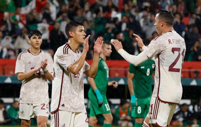 Mexico beat Iraq 4-0 in a friendly in Spain