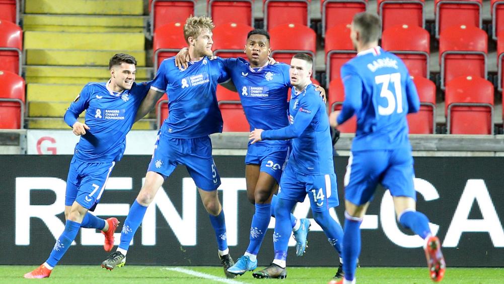 Slavia Prague 1-1 Rangers: Helander gives Scottish champions away-goal boost