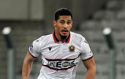 William Saliba during his spell with Nice
