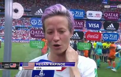 2019 Women's World Cup - Megan Rapinoe Reaction