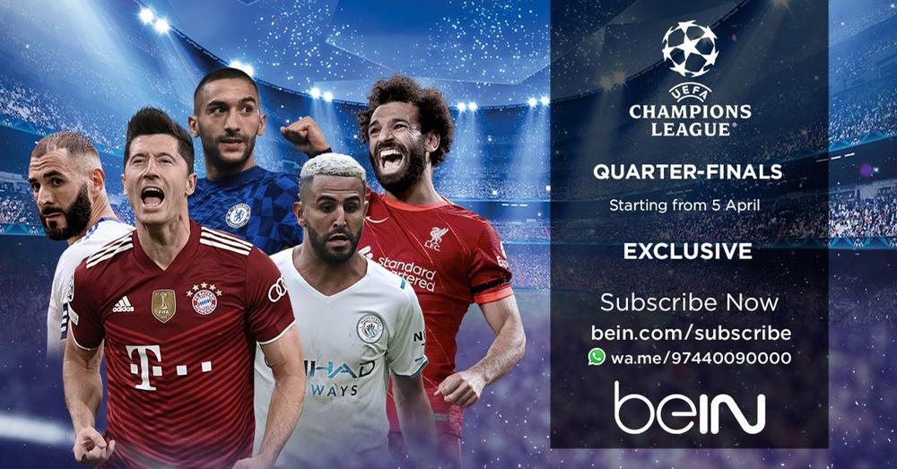 Subscribe to beIN SPORTS the Champions League knockout stages