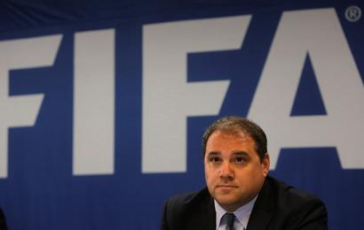 CONCACAF President Victor Montagliani during a news conference