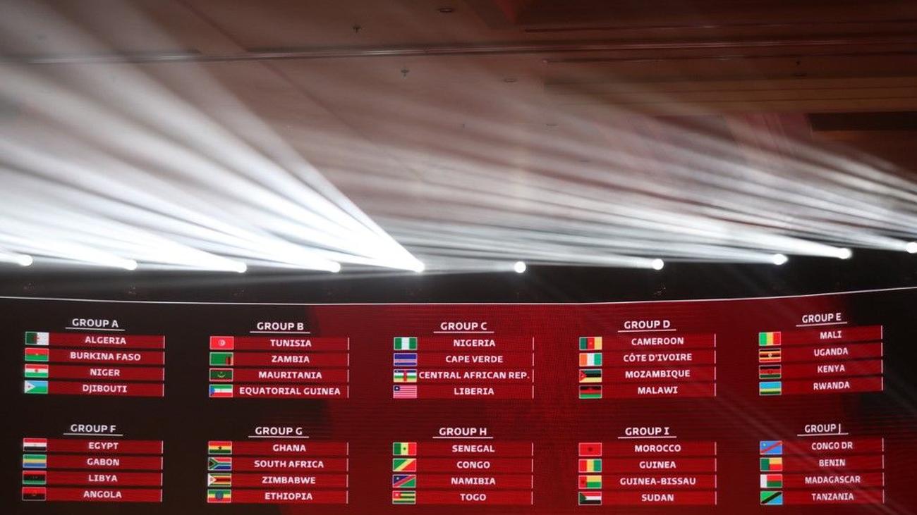مجموعات متباينة في قرعة إفريقيا المؤهلة إلى كأس العالم قطر 2022
