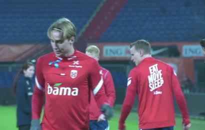 Norway train ahead of crucial World Cup qualifier against Netherlands