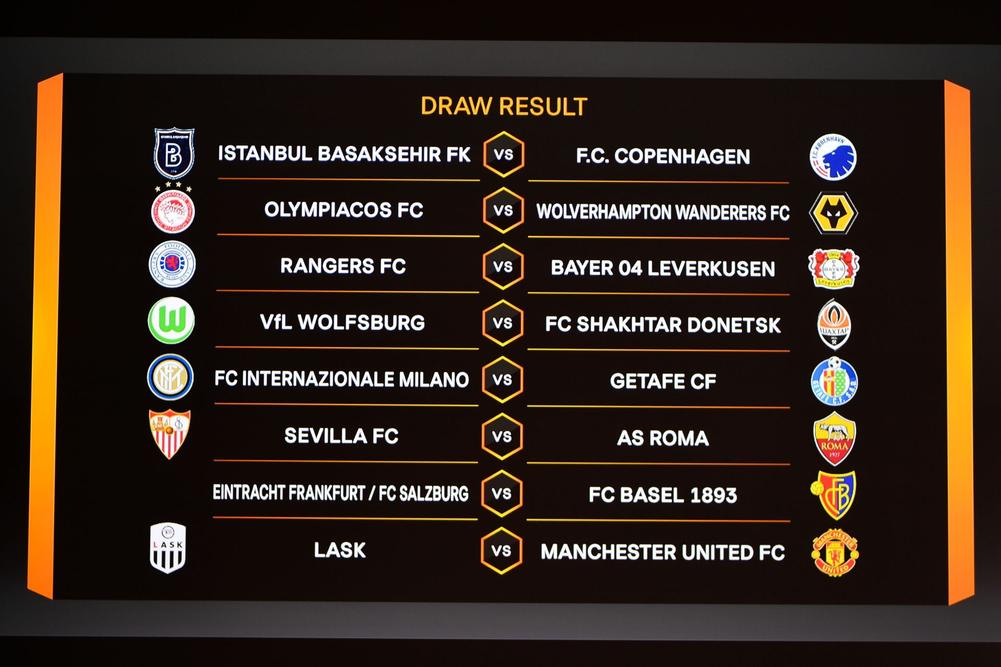 Uefa Europa League Round Of 16 Draw, Uefa Champions League Table Round 16