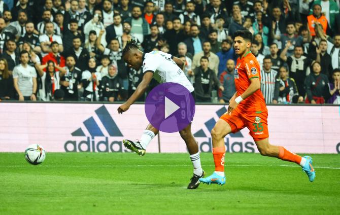 Batshauyi leads Besiktas to a comfortable win over Alanyaspor