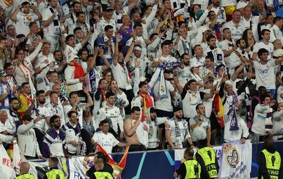 Real Madrid defend fans