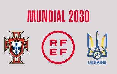 España y Portugal incorporan a Ucrania en la candidatura para el Mundial 2030