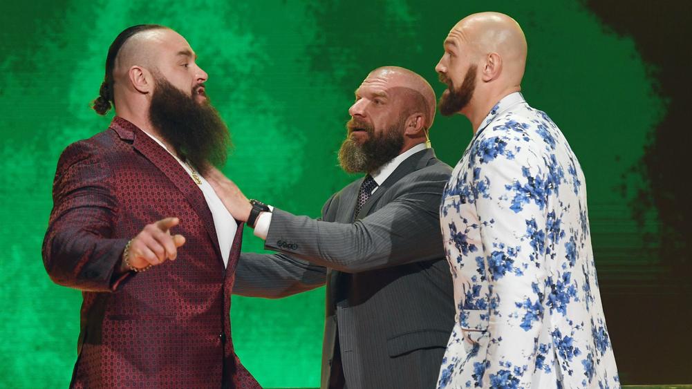 Tyson Fury To Face Braun Strowman Brock Lesnar To Renew Cain