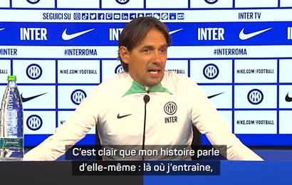 Inter - Inzaghi : "Là où j'entraîne, les revenus augmentent, les pertes diminuent et les trophées arrivent"