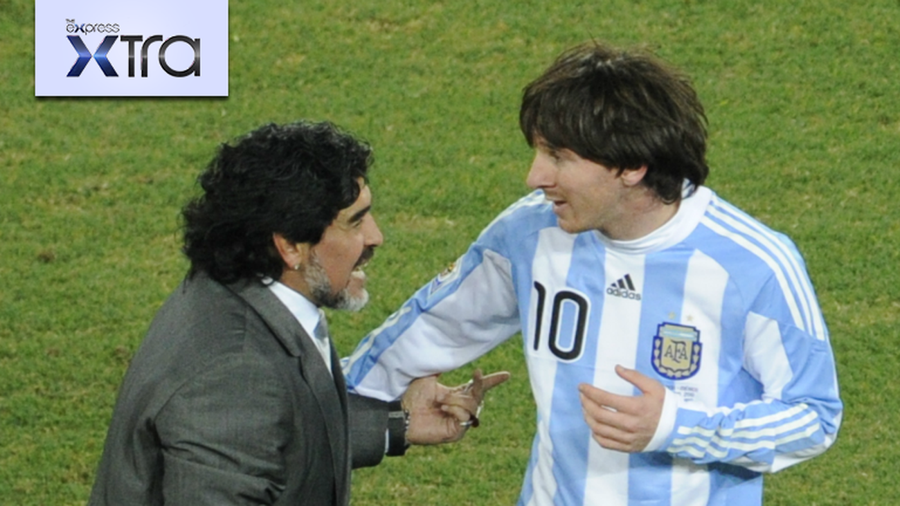 Get Diego Maradona Vs Messi Images