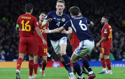 McTominay stars as Scotland down Spain