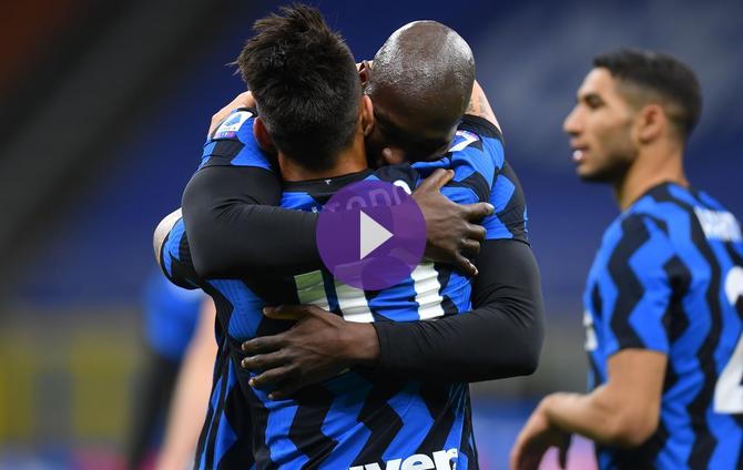 Lukaku y Lautaro acercan al Inter al Scudetto