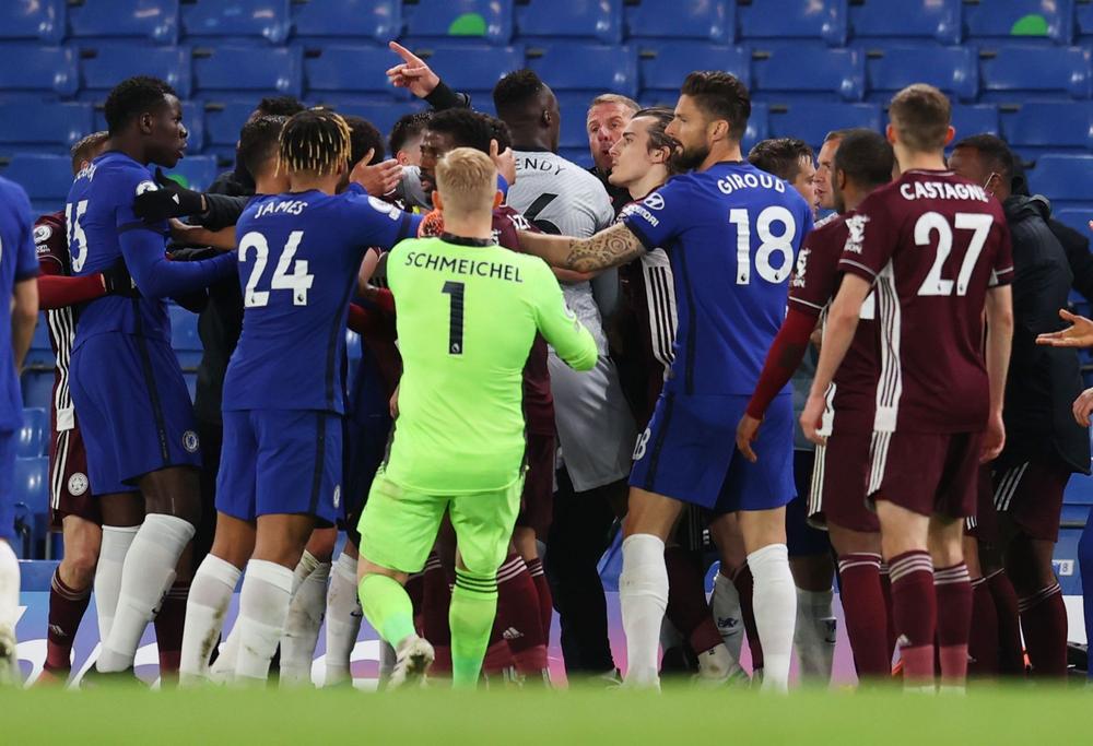 Chelsea Leicester Charged For Stamford Bridge Scuffle