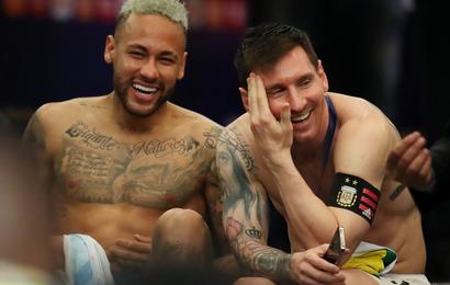 Messi y Neymar en la Copa América