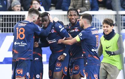 Jugadores del Montpellier celebran