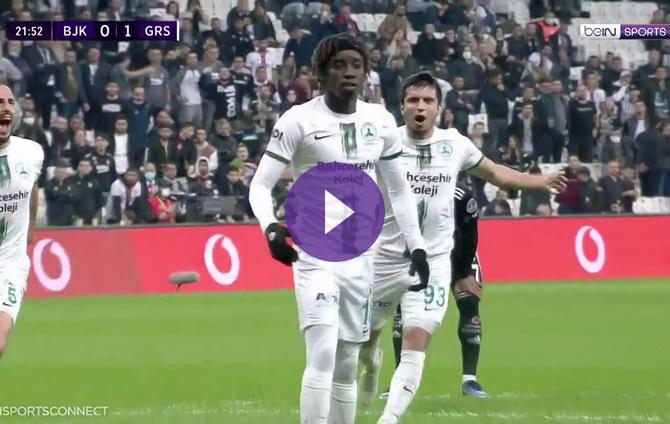 Diabate scores from the penalty spot for Giresunspor