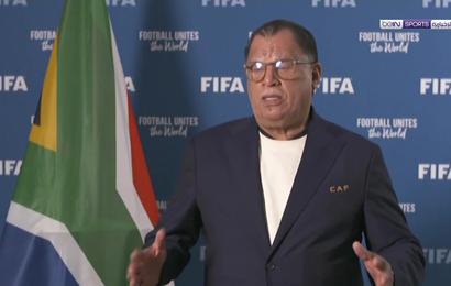 رئيس إتحاد جنوب إفريقيا تناقش مع إينفانتينو حول كيفية تنظيم قطر لكأس العالم