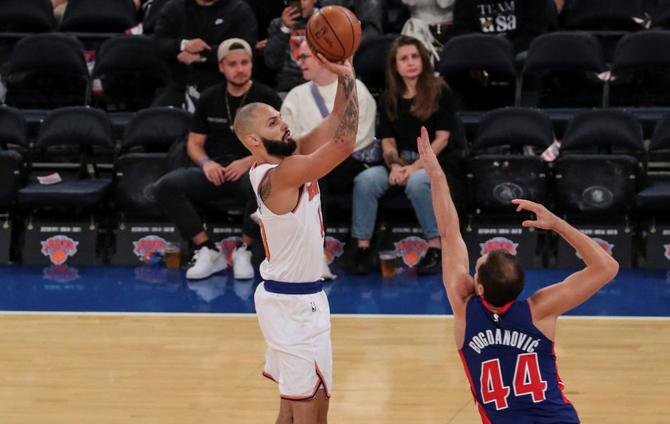 Evan Fournier is no longer a starter in New York