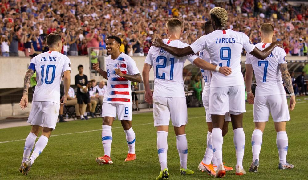 Usa And Jamaica Win Close Contests To Set Up Semi Final Clash