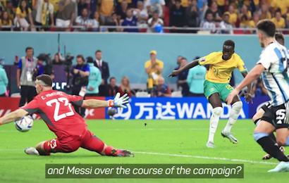 No regrets from Kuol over late miss against Argentina