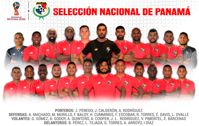 Panamá su lista de convocados para la Copa del Mundo