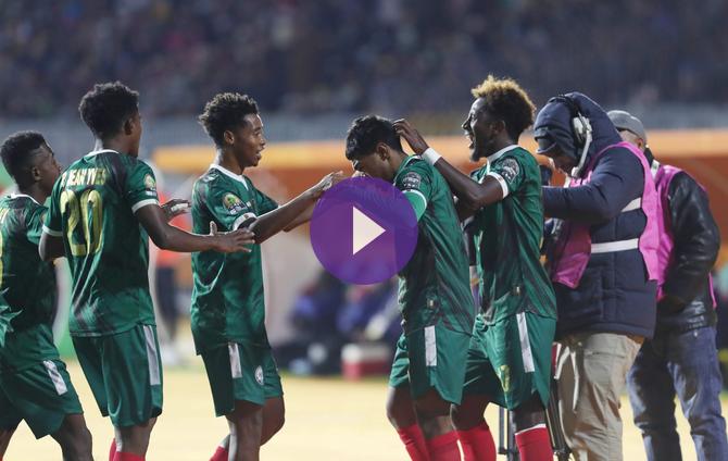 Madagascar crushes Uganda 3-0 and advances to the quarter-finals
