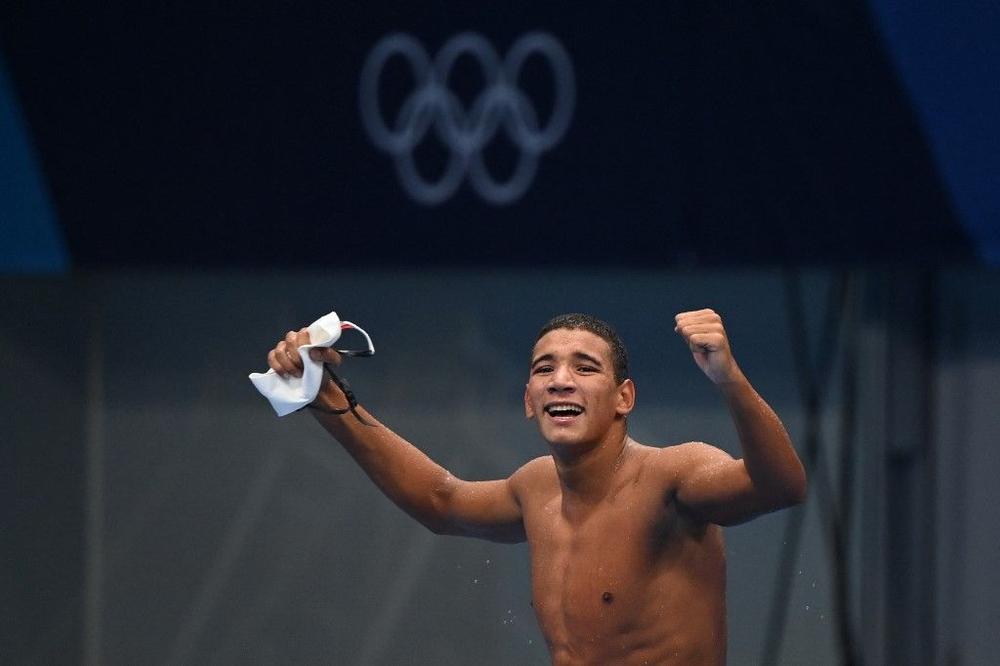 Tunisia's Ahmed Hafnaoui wins men's 400m freestyle gold