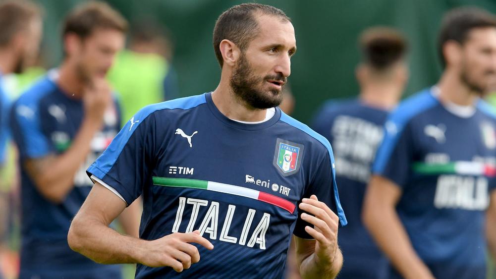 Chiellini out of Spain, Israel clashes with ankle injury