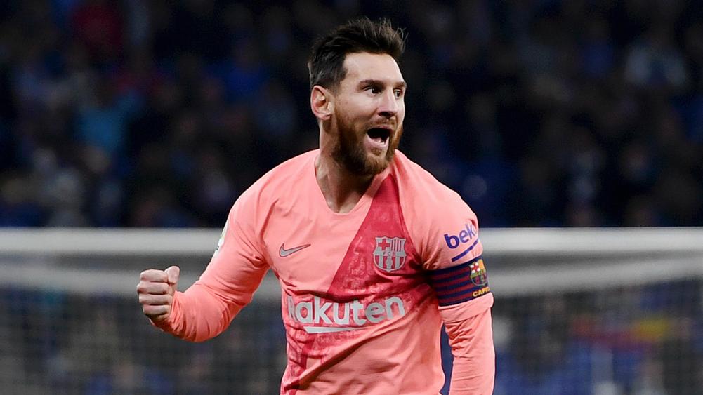 decidir Bibliografía grua Espanyol 0 Barcelona 4: Magical Messi dazzles in derby demolition