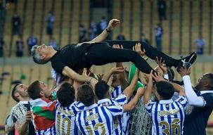 Real Sociedad boss Imanol dedicates Copa del Rey win to front line workers