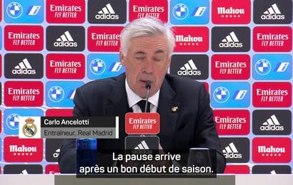 Carlo Ancelotti : "La pause va nous faire du bien"