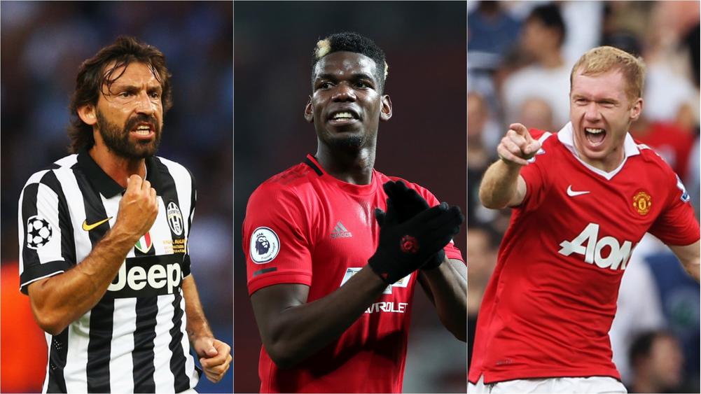 Pogba learned from Scholes and Pirlo