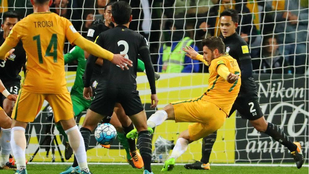 Australia defeat Thailand 2-1 in 2018 World Cup qualifier